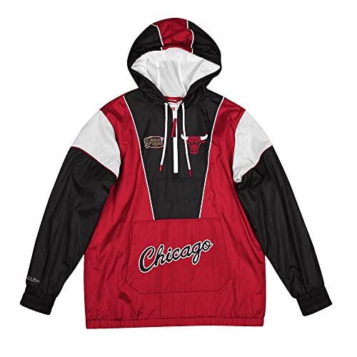 Veste de survêtement Chicago Bulls Mitchell & Ness aux finitions premium brodées