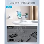 Magnetic Wireless Charger for iPhone - 3-in-1 Fast Charging Station Compatible with MagSafe Charger iPhone 16-12 Series Apple Watch AirPods for Nightstand Desktop Bedside (White) - Image 4