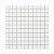 Square Tile White Porcelain Mosaic Shiny Look 1-1/8" X 1-1/8"