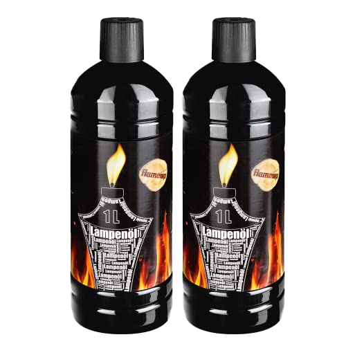 Lampenoel Lampenöl Petroleum Lampe Garten Oel Fackeln Fackel Laterne Öl Innen Camping 1-24 Liter Flasche Outdoor Oil Öllampe flüssig Gartenfackeln Flameup, Menge:2 L