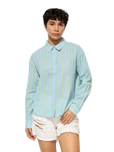 Image of ONLY Women's Striped Regular Fit Shirt