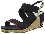  Tommy Hilfiger Damen TH Hardware Basic MID Wedge Zehentrenner, Blau (Desert Sky Dw5), 42 EU