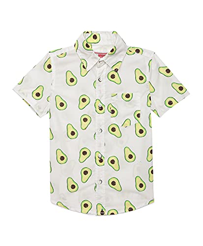 Image of Under Fourteen Only Boys Shirt, 100% Cotton Half Slevees Narrow Collar Regular Fit Printed Shirts for Kids Boys.