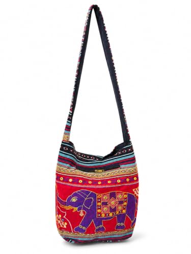 Image of SUVASANA Large Sling Shoulder Bag for Men Women Casual Comfortable Everyday Purse Travel Women's Cross-body Bags