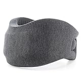 首 頸椎 コルセット カラー ソフト ネックサポーター 家庭 就寝用 仕事 洗えるカバー 男女兼用 鈍色 M