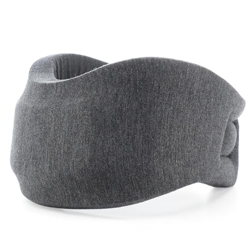 首 頸椎 コルセット カラー ソフト ネックサポーター 家庭 就寝用 仕事 洗えるカバー 男女兼用 鈍色 M