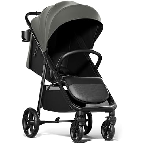 Mompush Nova All Terrain Baby Stroller, Newborn to Toddler, Up to 50 lbs