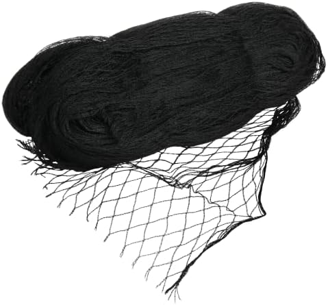 Viirkuja 4 x 10 m Fine Mesh Pond Net (18 x 18 mm) Koi Protection | Colour Black | Bird Protection Net, Leaf Net, Bird Repellent Net, Pond Cover Net, Bird Protection Net.