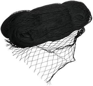 Viirkuja 4 x 10 m Fine Mesh Pond Net (18 x 18 mm) Koi Protection | Colour Black | Bird Protection Net, Leaf Net, Bird Repellent Net, Pond Cover Net, Bird Protection Net.
