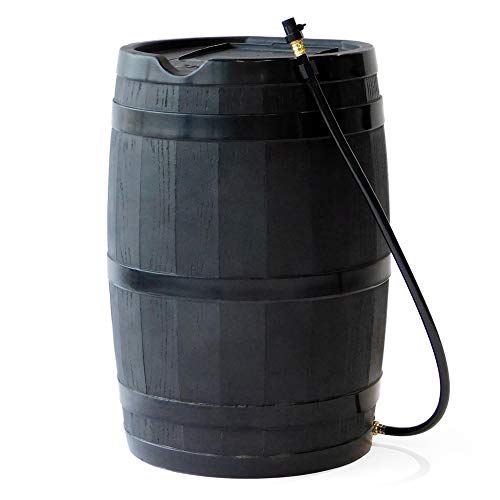 Fcmp Outdoor Rc45 Rain Barrel, Black #TOP3