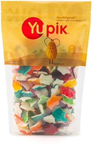 Yupik Gummy Jelly Turtles, 2.2 lb (35.2 oz), Pack of 6, Fruity Flavors, Colorful, Soft & Chewy, Turtle-Shaped Gummies, Fun Treat, Sweet Candy, Delicious Snack, Ideal for Gifting, Holidays & Baking