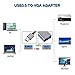 USB 3.0 to VGA Adapter for Monitor Windows 11/10 / 8, for Laptop, Multiple Monitors for Desktop PC TV