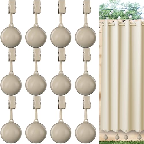 Shimeyao 12 Pack 3.6 oz Outdoor Curtain Weights Stainless Steel