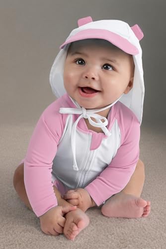 Image of Cuddle Club One-Piece Sunzies Swimsuit UPF 50+ Sun Protective Sunsuit