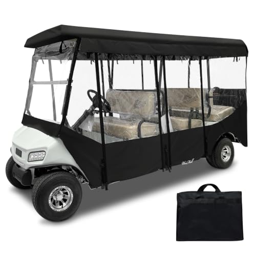WEIMELL 6 Passenger Golf Cart Enclosure for Club Car Villager Extended Roof