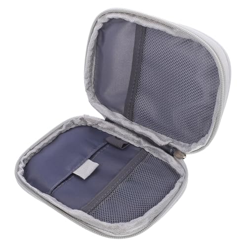 SOESFOUFU Portable Medicine Bag Empty First Aid Pouch Zipper Hiking Travel Essential