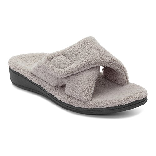 Vionic Relax - Orthaheel Orthotic Slippers Light Grey - 10 Medium #TOP1