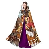 Las capas largas con capucha y capas largas hacen que tu fiesta de Halloween o fiesta sea misteriosa y festiva, generalmente utilizada tanto para mujeres como para hombres.
