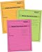 Adams While You were Out Pads, 4.25 x 5.25 Inches, Assorted Neon Colors, 50 Sheets/Pad (6-Pack) (9711NEON)