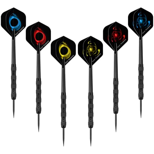 Image of Accmor Metal Tip Darts, Steel Tip Darts, 14 Grams Professional Metal Darts, Darts Metal Tip Set, Metal Darts for Dartboard