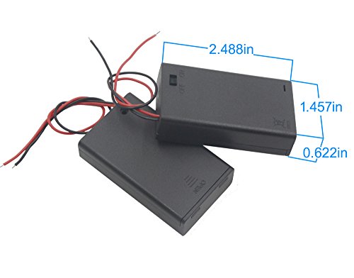 Lampvpath (Pack Of 3) 3 Aaa Battery Holder With Switch, 4.5V Battery Holder With Switch, 3X 1.5V Aaa Battery Holder With Leads And Switch #TOP1