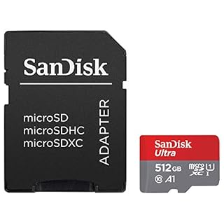 SanDisk Ultra 512 Go microSDXC UHS-I carte pour Chromebook avec adaptateur SD et jusqu'à 150 Mo/s en vitesse de transfert, A1 App Performance UHS-I Class 10 U1