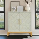HLR Green Accent Cabinet with Gold Trim