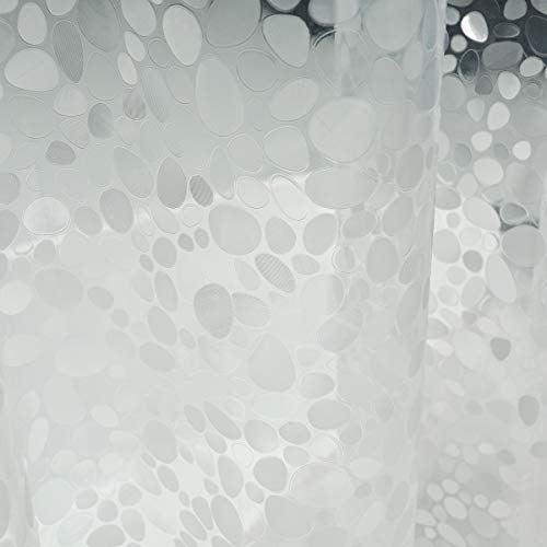 Eurcross Shower Curtain Liner 78Inches Long, 5 Magnets Shower Liner For Bathroom Shower Curtain 72 X 78 Inch Heavy Duty Waterproof Thick Eva, Cobblestone #TOP3