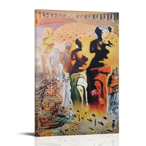 Dali Le Toréador Hallucinogène toile anti-reflet pour embellir un mur blanc sans âme 40x60