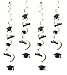 2018 Graduation Hanging Swirl Decorations Party Supplies - Congrats Grad Mortarboards Diplomas Ceiling Decorations