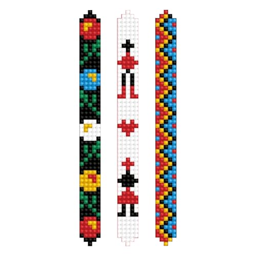 Image of DIAMOND DOTZ Dotzies - Ethnic Diamond Painting Kits for Kids - Diamond Art Kits a Relaxing Creative Craft Kit with Dotz Gems