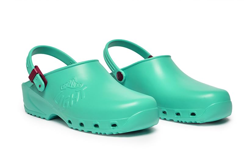 Calzuro Light - Zoccoli Sanitari Professionali CE, Bianco, Verde, Lilla, Rosa, Arancione, Blu, Nero