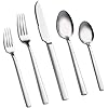 Amazon.com | 40-Piece Silverware Set Service for 8, Stainless Steel ...