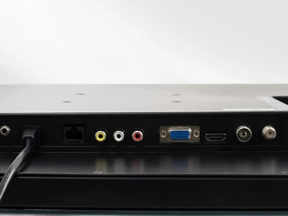 AVEL AVS325KS 32" White Frame Compact Cabinet Door Smart TV, Full HD LED LCD Display, 1920x1080 Resolution