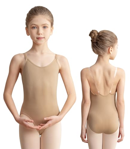 Image of WYHDY Women and Girls Camisole Undergarment Leotard Ballet Briefs Seamless Underwear Dance Wear