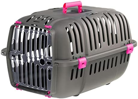 Ferplast Jet Pet Carrier: Value Dog Carrier Suitable for Toy XS Dog Breeds Cats, Available in Two Sizes Four Color Options