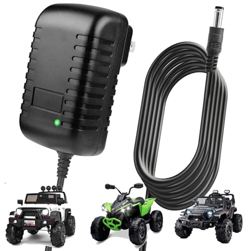 24V Charger for Kids Ride On Toys Car, 24 Volt Battery Charger Replacement for SUV Car Ride, Best Choice, Kid Trax, Dynacraft Powered Wheel Charging