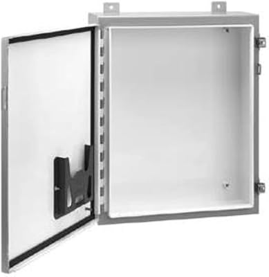Hoffman A242008LP Wall-Mount Enclosure, NEMA 12/13, Steel, 24.00