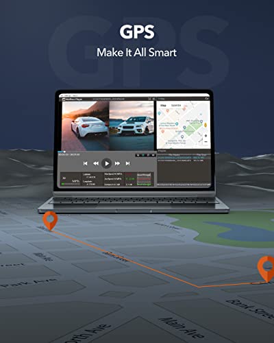 Wolfbox G850 4K Mirror Dash Cam: 12'' Rear View Mirror Camera For Car,Dual Dash Cameras Front And Rear,Super Night Vision,Parking Monitoring,Reversing Assistance,32Gb Tf Card & Gps #TOP4
