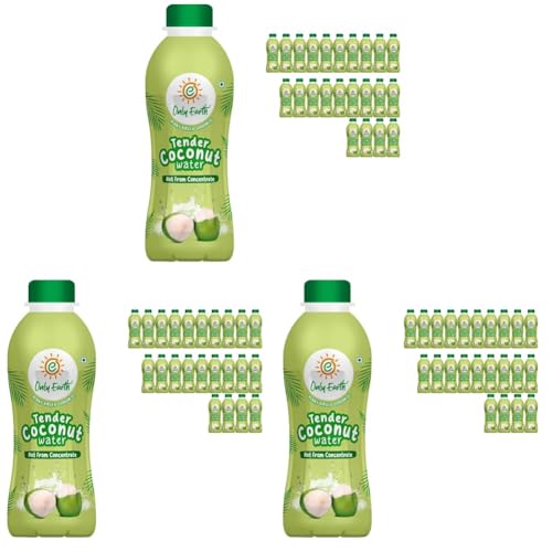 Image of Only Earth Tender Coconut Water | Not From Concentrate | No Added Sugar & Low in Calories |Packed with Electrolytes | BPA-Free Bottle | 165ml (Pack of 72)