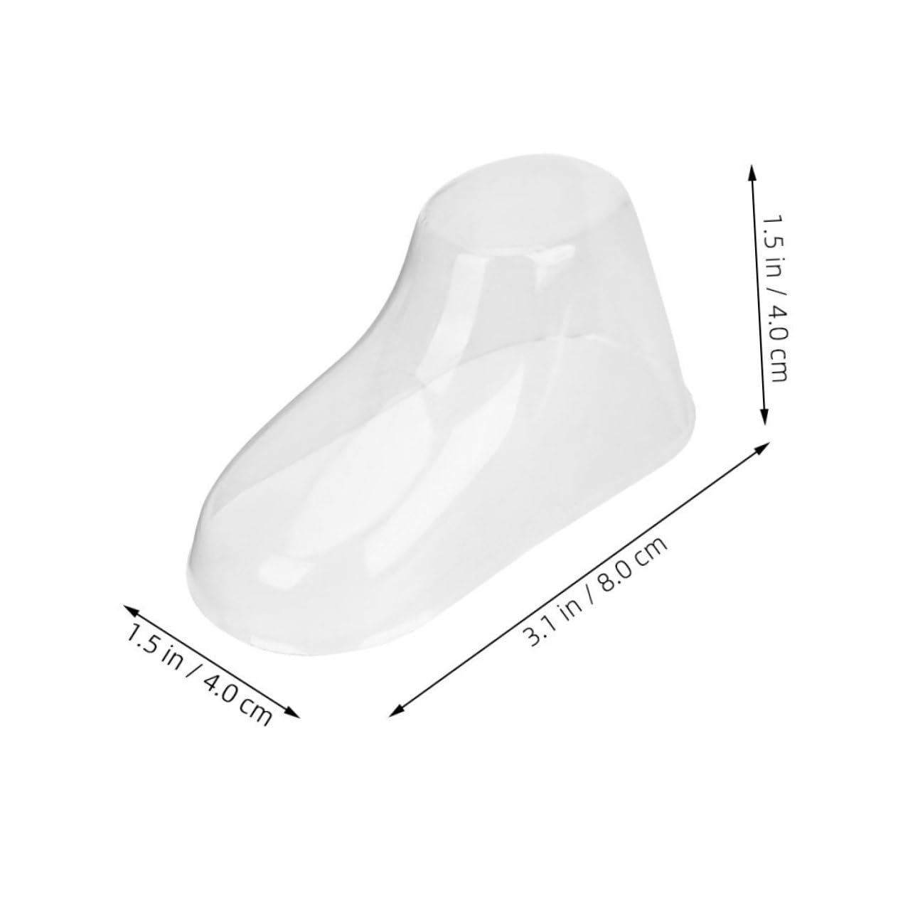 Wakauto Toddler Feet Models 50pcs Plastic Baby Foot Model Boys and Girls Shoes Display Stands Infant Shoes Holder Sturdy PVC Material Store Display