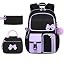 Black Purple 3-piece Set