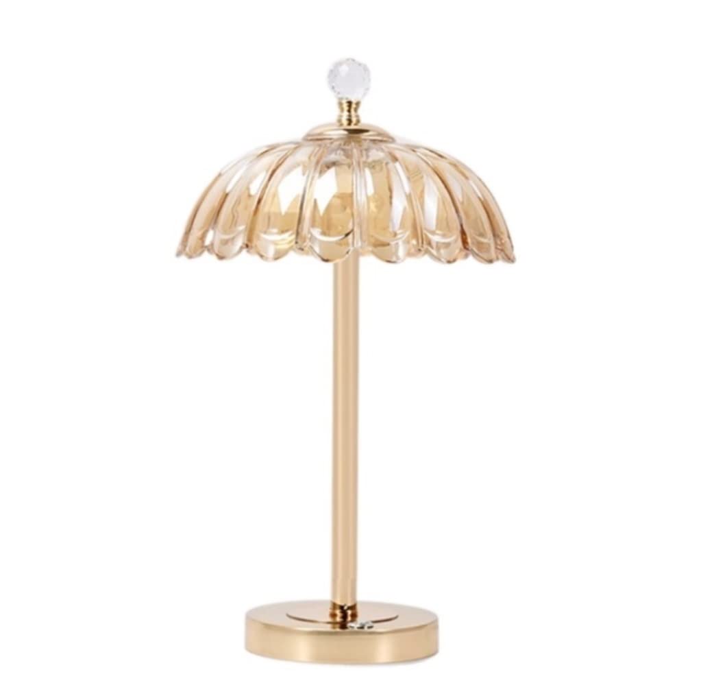 Lampa stołowa Lampka nocna Lampka nocna Lampka nocna Lampa stołowa LED Może być używana do ładowania telefonów komórkowych (interfejs USB), sterowanie dotykowe Lampa kryształowa Dekoracyjny klosz