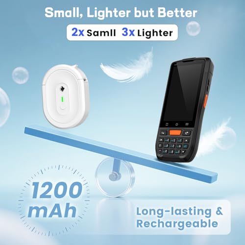 HKHKPI Bluetooth Label Maker Machine N12 Mini Thermal Label Printer, White - Image 7