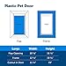 PetSafe Plastic Pet Door - Gives Your Pet Easy Outdoor Access - Durable Plastic Frame - Paintable White Frame to Match Home Decor - Snap-On Closing Panel for Safety - Simple DIY Installation - Large