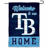 Tampa Bay Rays Welcome To Our Home Double Sided Garden Flag