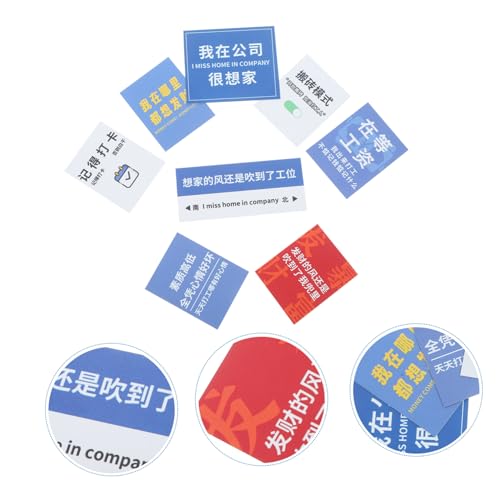 Cartes Décoratives Cartoon Travailleur 2 Lots en Papier, Accessoires Photo – vue 3