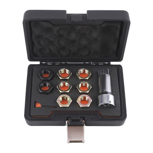 Chasseurs de filetage de broche d'essieu maXpeedingrods, kit complet 10 pièces avec 8 matrices M20-M24
