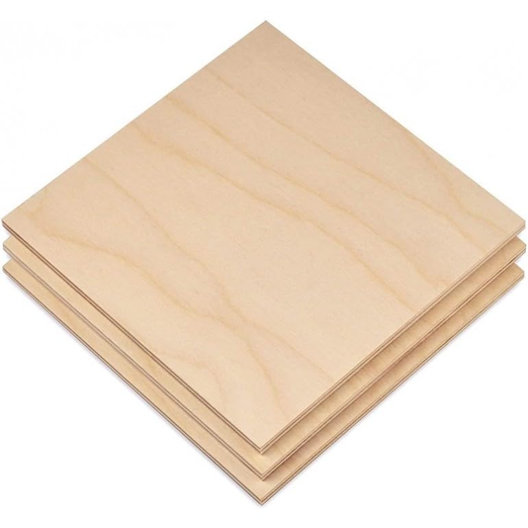 10 Hojas Tablero Contrachapado 4mm Álamo A3-297x420mm
