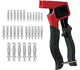 Pinze di montaggio per set di tasselli per cavità, set di tasselli in cartongesso, tasselli in metallo, con viti con 30 tasselli per cavità M4/M5/M6, per Riparazioni